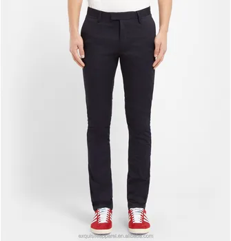 slim cut trousers