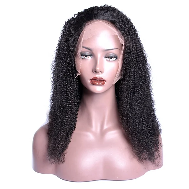 

Wholesale 130% Density Human Hair Kinky Curly Lace Wig Virgin Brazilian Human Hair Kinky Curly Lace Front Wig