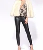 Winter Warm Genuine Leather Pant with Fleece Lining for Women