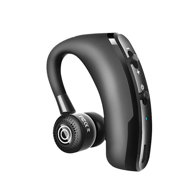 V9 business Headset Handsfree Earphone Wireless Voice Control Music Sports Bluetooth Headphones Noise Cancelling earphones