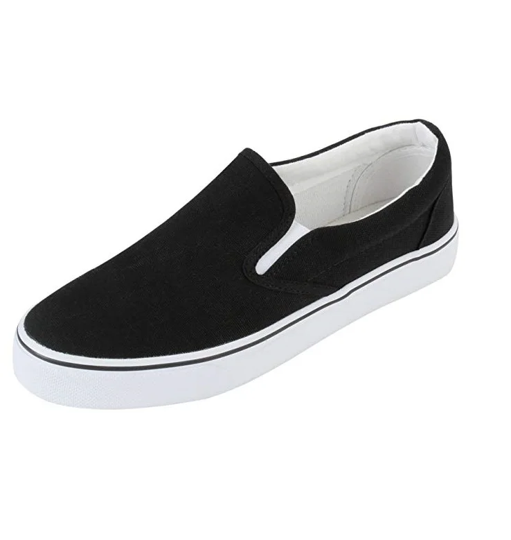blank white canvas shoes