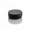Wholesale 2 oz 60ML Black Metal Pomade Round Container Empty Cosmetic Tin Box Packaging Aluminum Jar With Screw Lid (NAL02C02)