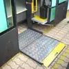 WL-STEP-1200 Series bus hydraulic Wheelchair elevator Lift with 350kg Loading