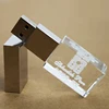 Real capacity 3d laser custom logo creative cristal usb flash drive memoria 1GB 2GB 4GB 8 GB 16 Gig Crystal Sticks