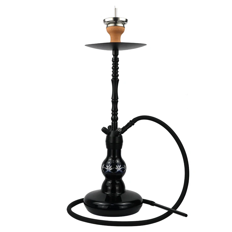 

Retail Support Shisha aluminium hookah pipe high quality, Black, blue, golden, silver and purple