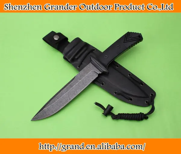 

Stone washed Fixed Blade Knife AUS-10A Steel Hunting Tactical Knife Fashionable Knife DREAM5677