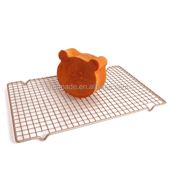 
Hot Sale non-stick champagne gold cooling rack 