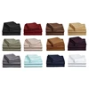 Multiple colour high quality Customize Plain Solid Kids cotton hotel bedsheet