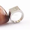 Customized Arabic Wording Ring Imitation Diamond Casting Wedding Rings, High Quality Casting Wedding Rings