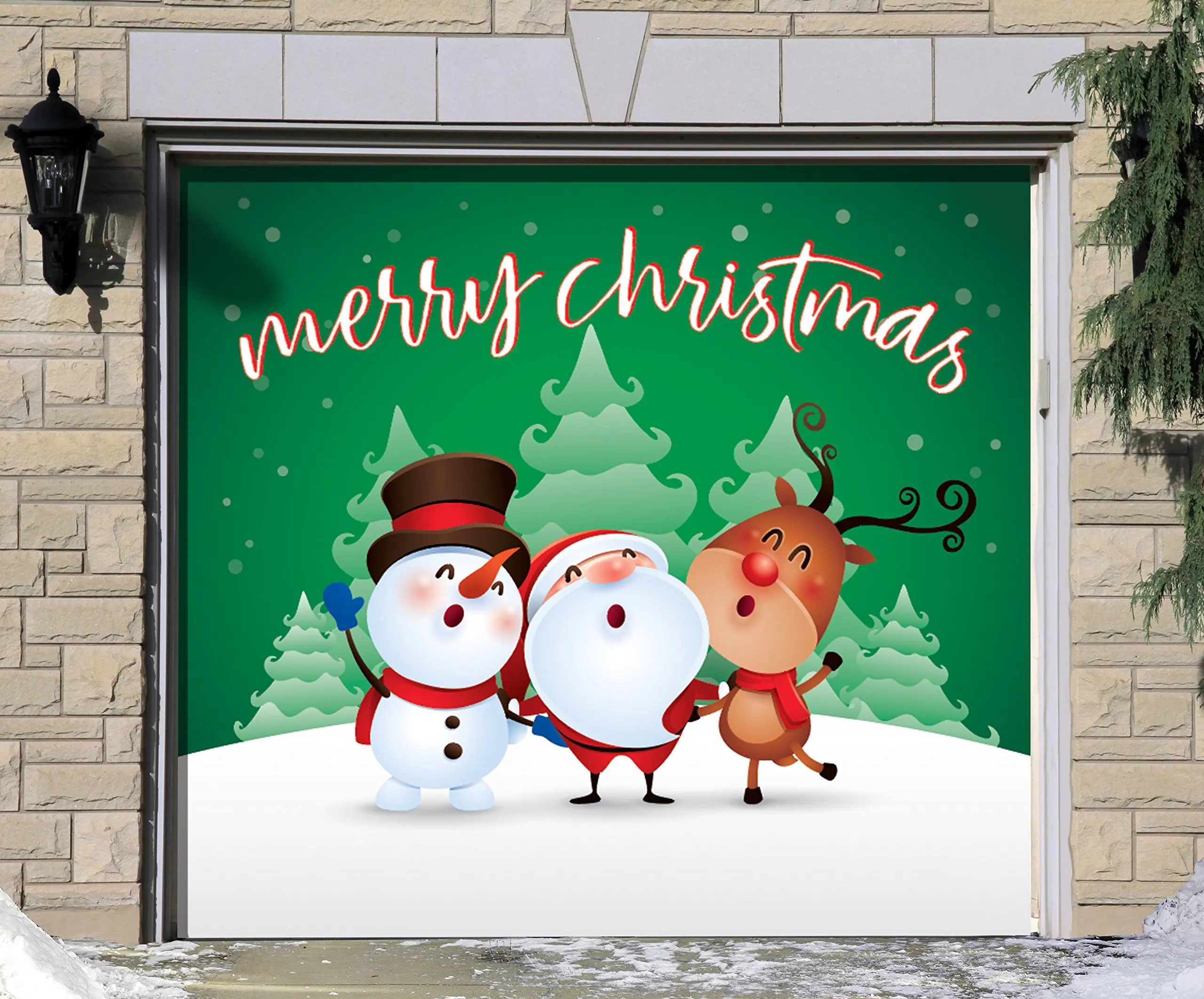 Buy Merry Christmas Garage Door Magnets Outdoor Decor in Cheap Price on