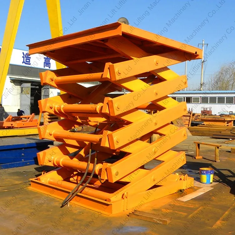 hydraulic basement stationary scissor lift table ver