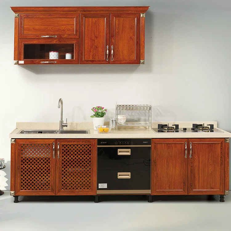 Modern Kitchen Cupboard Set,Moistureproof Aluminum Kitchen