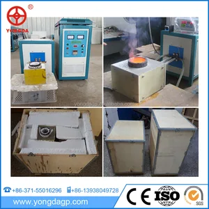 Yongda factory supply save 30% energy jewelry gold induction heating melting furnace