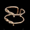 Wholesale fashion jewelry alloy artificial diamond lost wax casting ring for lady