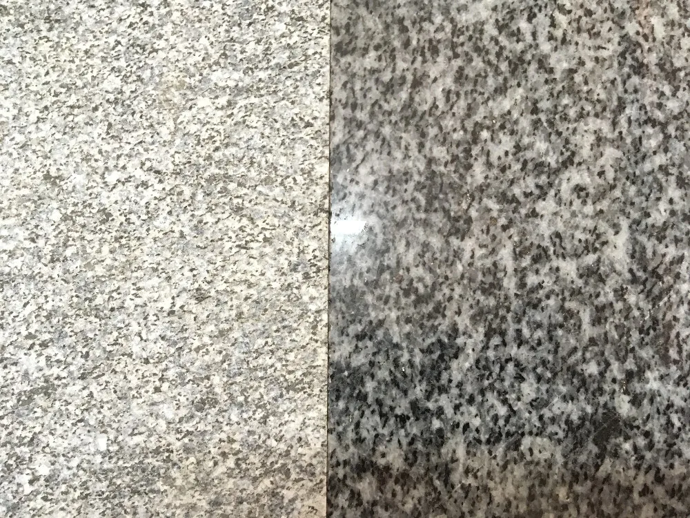 Black and grey granite