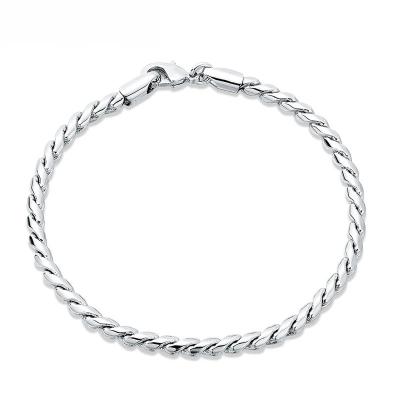 

2019 bracelet women factory  20cm Twisted rope style men bracelets Hainon wholesale