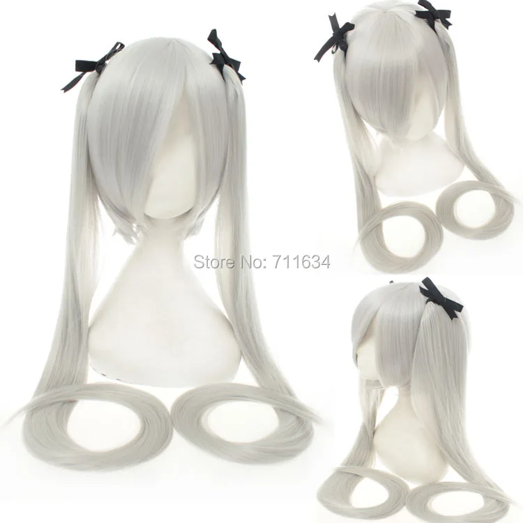 Buy K On Nakano Azusa Anime Long Silvery White Anime Cosplay Hair