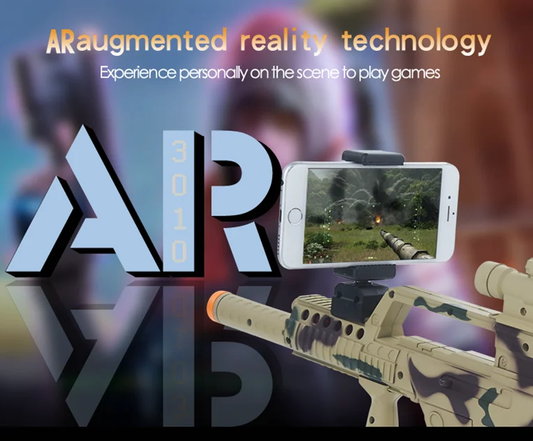 AR Gaming Gun Aduro NEW Smartphones Iphones Pistol Augmented