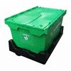 large flat plastic storage containers with lids