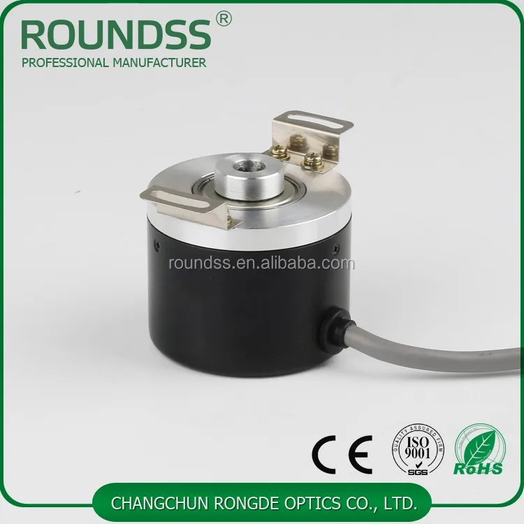 Roundss RCC50T through hollow shaft industrial incremental rotary encoder