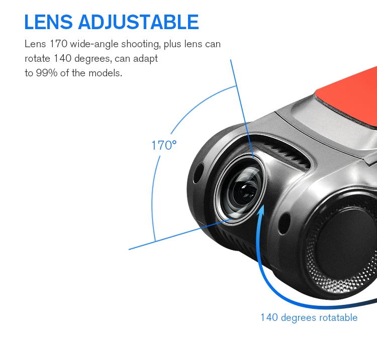 HS322 Hidden WiFi dash camera - SUNWAYI