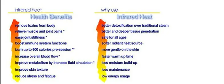 infrared sauna