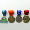 Hot Sale Marathon Custom Medal/Marathon Metal Running Sport Medals/Marathon Metal Medal With Ribbon