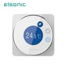 round 7 days 24 hour programming wired programmable lcd room thermostat