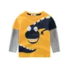 Boys T Shirts Spring 2018 Boys Long Sleeve T Shirt Cartoon Little Boys Tops