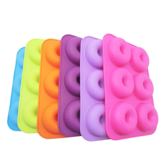 

Most Popular Silicone Donut with 6- Cavities Baking Pan
