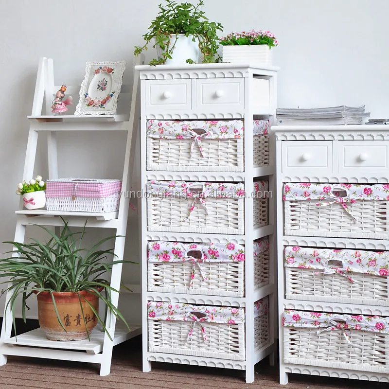 
countryside white wooden chest of drawers 