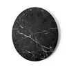 Black marble table top dining set coffee table