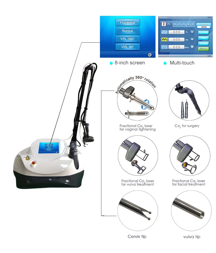 Fg900-b Láser Co2 Fraccional De Radiofrecuencia Portátil Adss - Buy ...