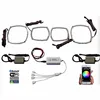 Charger Multi-Color Changing Shift LED RGB Headlight Halo Ring Set for 2011-14 Dodge