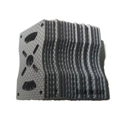 
4PCS 3K Carbon Fiber Motor Seat Mount Carbon Plate Tube Clamp for Multi Axis UAV Accessories 12mm 16mm 20mm 22mm 25mm 30mm 