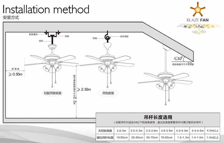 Good quality remote control decorative ceiling fan with hidden blades