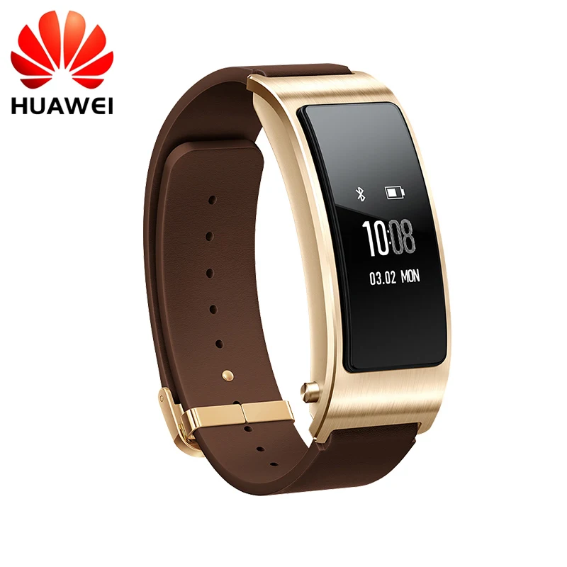 

Huawei TalkBand B3 Talk Band B3 Bluetooth Smart Bracelet Fitness Wearable Sports Compatible Smart Mobile Phone Device Wristbands, Black;gold;silver