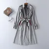 Fashionable women's formal official ware long duster coat