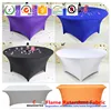 table cover permanent flame retardant fire resistant 4 way stretch knit fabric