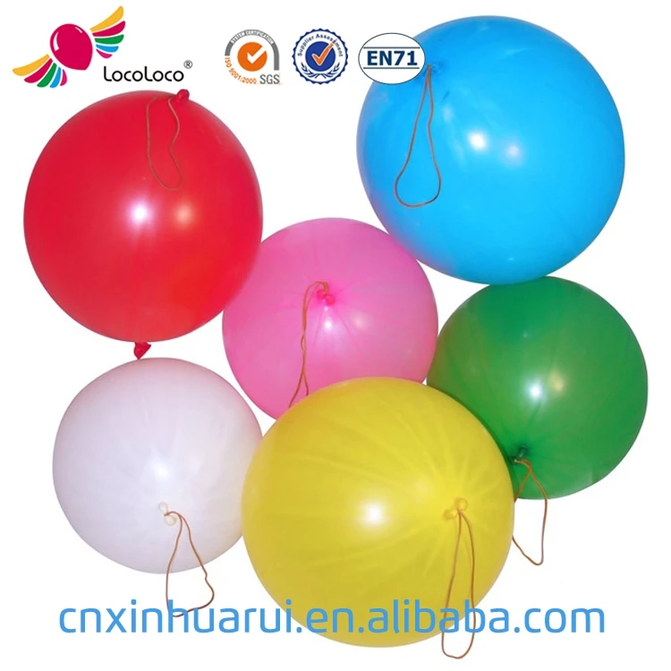 Custom Assorted Beautiful Colorful 100 Pure Latex Punch Ball Balloons