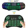 Asher Touchpad 2.4GHz 7 Colors Backlight Wireless Keyboard for Laptop Mini Keyboard I8 Backlit
