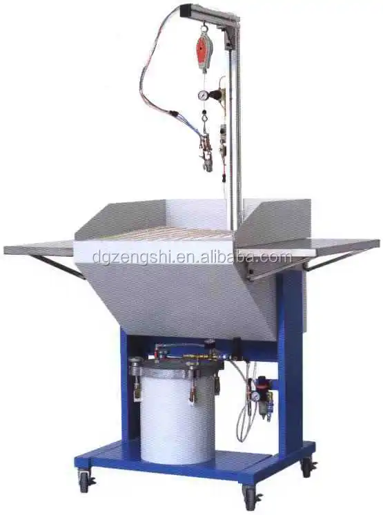glue cement spray machine leather belt machine.jpg