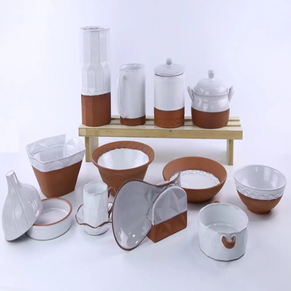Wholesale White Terra Cotta Ceramic Dinnerware Set And Table Ware For Sale - Buy Ceramic ...