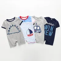 

2018 Newborn Baby Romper Boys Bodysuit Playsuit Toddlers Infant Romper