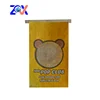 China manufacturer fast food take out packaging craft paper bags with clear window