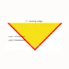 one inch wide sewing fabric border blank triangle scarf