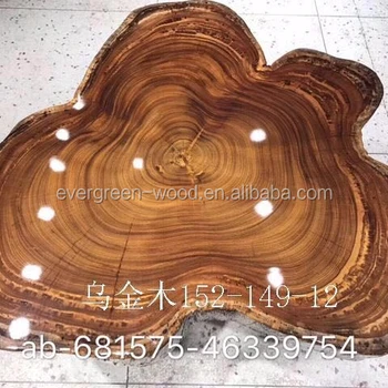 Solid Wood Slab Dining Tables In Zingana Round Wooden Solid Wood Slab Dining Tables In Zingana Round Wooden