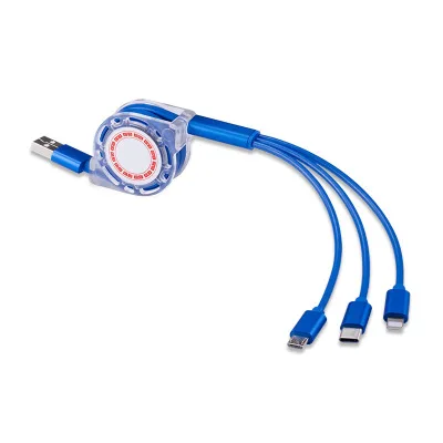 Wholesale Promotion 3in1 USB Charging Data Cable