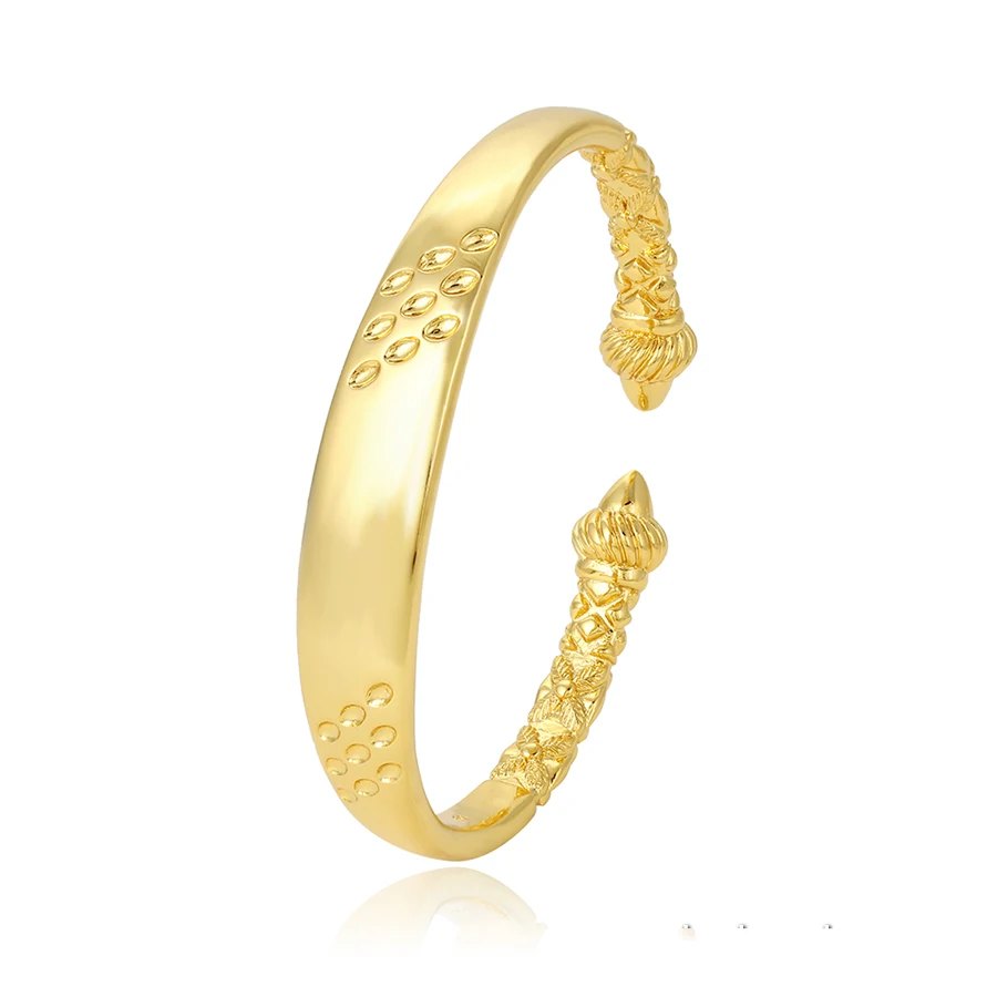 

52065 xuping wholesale in guangzhou factory new products high quality 24k gold plated luxury bangle for women