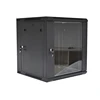 Classic type 12u data cabinet network rack swing-out 12u server rack cabinet with glass door